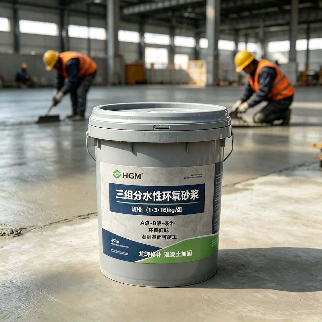 龙亭三组份水性环氧砂浆
